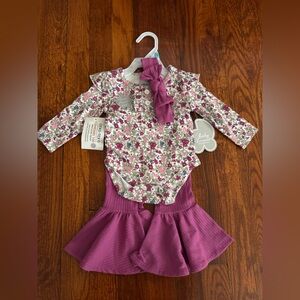 Essentials Floral and Purple Hair Accessory Set